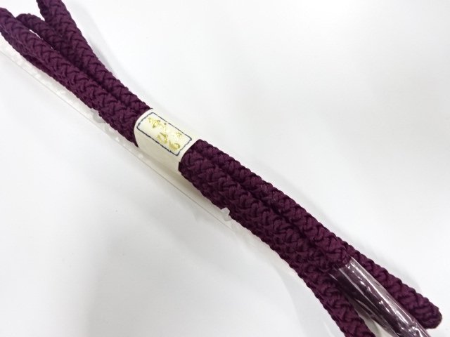 JAPANESE KIMONO / UNUSED HAND-TIED OBIJIME